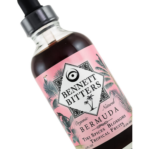 Bennett Bitters "Bermuda" Tiki Spices Blossoms Tropical Fruits 4oz Bottle, New York Bennett Bitters "Bermuda" Tiki Spices Blossoms Tropical Fruits 4oz Bottle, New York