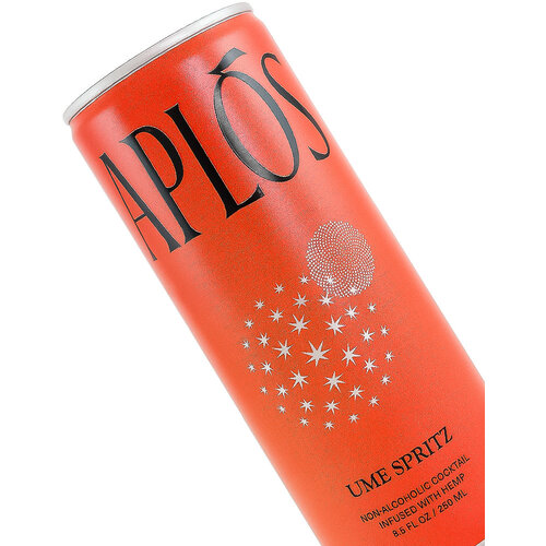 Aplos "Ume" Spritz Non-Alcoholic Cocktail Infused With Hemp 250ml Can Aplos "Ume" Spritz Non-Alcoholic Cocktail Infused With Hemp 250ml Can