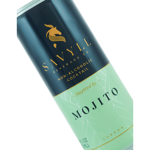 Savyll "Mojito" Non-Alcoholic Cocktail 8.5oz Can, London Savyll "Mojito" Non-Alcoholic Cocktail 8.5oz Can, London