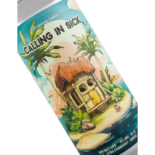 8 Bit Brewing "Calling In Sick" DDH Hazy DIPA 16oz Can - Murietta, CA 8 Bit Brewing "Calling In Sick" DDH Hazy DIPA 16oz Can - Murietta, CA