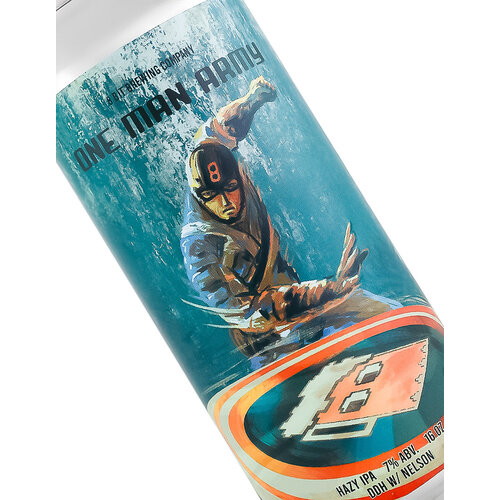 8 Bit Brewing "One Man Army" Hazy IPA 16oz Can - Murietta, CA 8 Bit Brewing "One Man Army" Hazy IPA 16oz Can - Murietta, CA