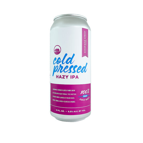 Alvarado Street Brewery "Cold Pressed" Hazy IPA 16oz Can - Salinas, CA Alvarado Street Brewery "Cold Pressed" Hazy IPA 16oz Can - Salinas, CA