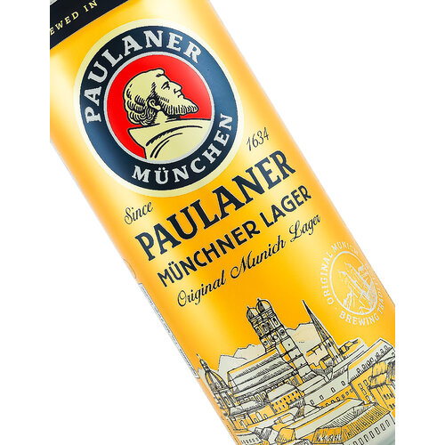 Paulaner "Munchner Lager" Original Munich Lager 16.9oz Can - Munich, Germany Paulaner "Munchner Lager" Original Munich Lager 16.9oz Can - Munich, Germany