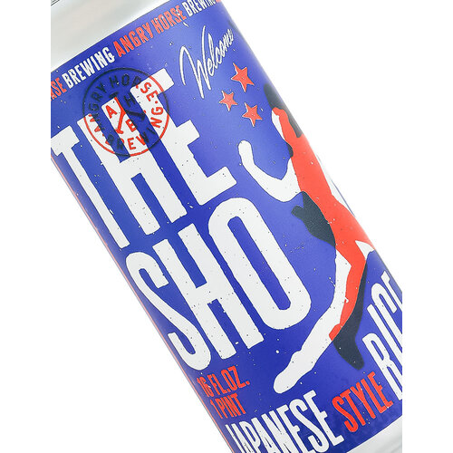 Angry Horse Brewing "The Sho" Japanese Style Rice Lager 16oz Can - Montebello, CA Angry Horse Brewing "The Sho" Japanese Style Rice Lager 16oz Can - Montebello, CA