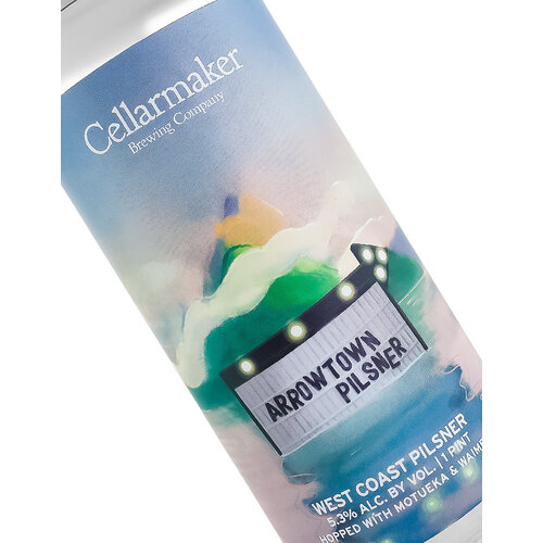 Cellarmaker Brewing "Arrowtown Pilsner" West Coast Pilsner 16oz Can - Oakland, CA Cellarmaker Brewing "Arrowtown Pilsner" West Coast Pilsner 16oz Can - Oakland, CA