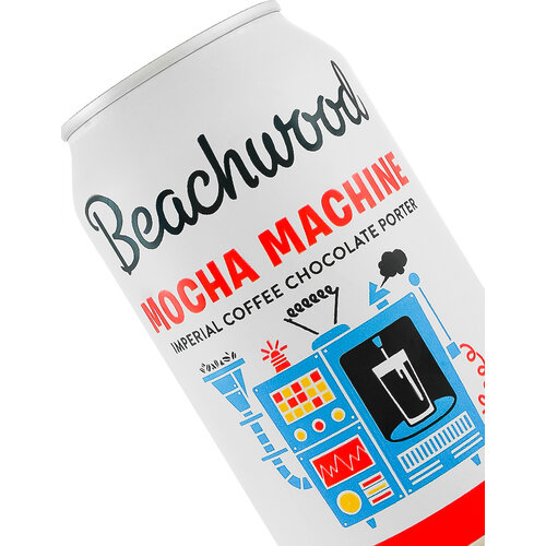 Beachwood Brewing "Mocha Machine" Imperial Coffee Chocolate Porter 12oz Can - Huntington Beach, CA Beachwood Brewing "Mocha Machine" Imperial Coffee Chocolate Porter 12oz Can - Huntington Beach, CA