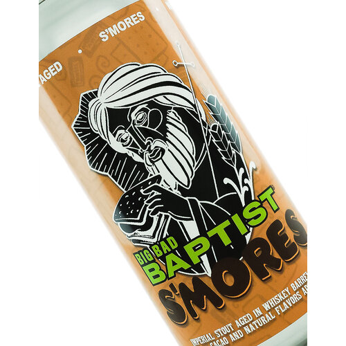 Epic Brewing "Big Bad Babtist S'Mores" Imperial Stout Aged In Whiskey Barrels 16oz can - Salt Lake City, UT Epic Brewing "Big Bad Babtist S'Mores" Imperial Stout Aged In Whiskey Barrels 16oz can - Salt Lake City, UT