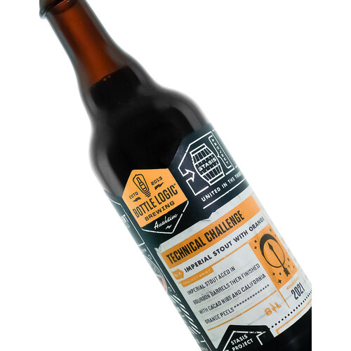 Bottle Logic Brewing/Claremont Ales"Technical Challenge" BBA Stout w/ Oranges 500ml bottles-Anaheim, CA Bottle Logic Brewing/Claremont Ales"Technical Challenge" BBA Stout w/ Oranges 500ml bottles-Anaheim, CA