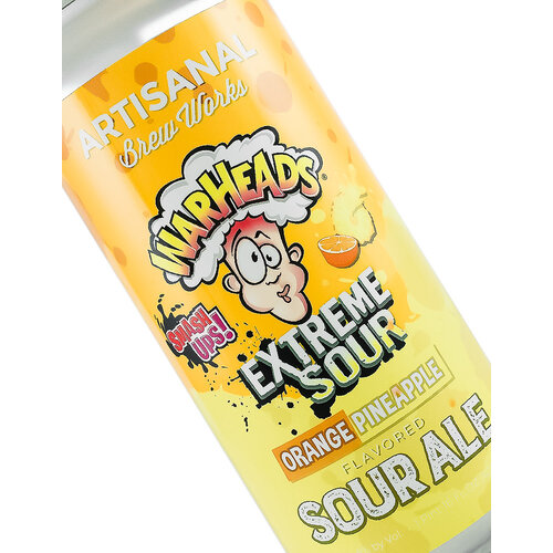 Artisanal Brew Works "Warheads" Orange Pineapple Extreme Sour Ale 16oz Can - Saratoga Springs, NY Artisanal Brew Works "Warheads" Orange Pineapple Extreme Sour Ale 16oz Can - Saratoga Springs, NY