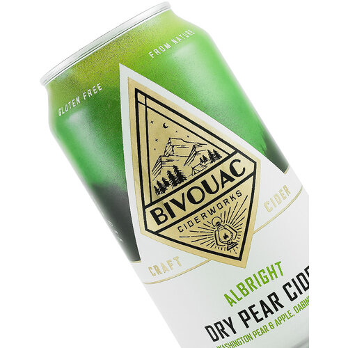 Bivouac Ciderworks "Albright" Dry Pear Cider 12oz Can - San Diego, CA Bivouac Ciderworks "Albright" Dry Pear Cider 12oz Can - San Diego, CA