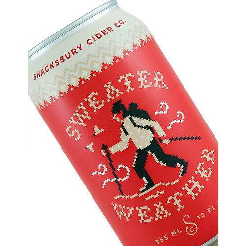 Shacksbury Cider Co. "Sweater Weather" Cider 12oz Can - Vergennes, VT Shacksbury Cider Co. "Sweater Weather" Cider 12oz Can - Vergennes, VT