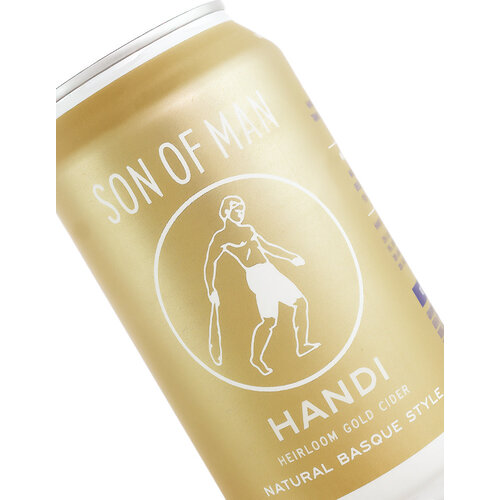 Son Of Man "Handi" Heirloom Gold Cider Natural Basque Style 12oz Can - Columbia River Gorge, OR Son Of Man "Handi" Heirloom Gold Cider Natural Basque Style 12oz Can - Columbia River Gorge, OR