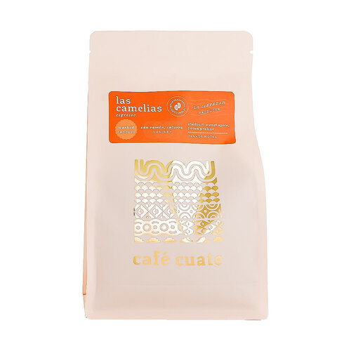 Cafe Cuate "Las Camelias" San Ramon Caturra Variety Whole Espresso Beans 8.8oz Bag, Guatemala, Roasted In Long Beach, California Cafe Cuate "Las Camelias" San Ramon Caturra Variety Whole Espresso Beans 8.8oz Bag, Guatemala, Roasted In Long Beach, California