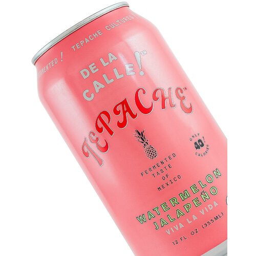 De La Calle! Tepache "Watermelon Jalapeno Viva La Vida" Non Alcoholic 12oz can - Los Angeles, CA De La Calle! Tepache "Watermelon Jalapeno Viva La Vida" Non Alcoholic 12oz can - Los Angeles, CA