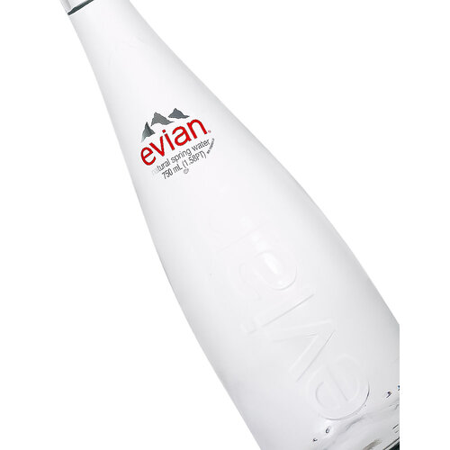 Evian "Still" Natural Spring Water 750ml Bottle, France Evian "Still" Natural Spring Water 750ml Bottle, France