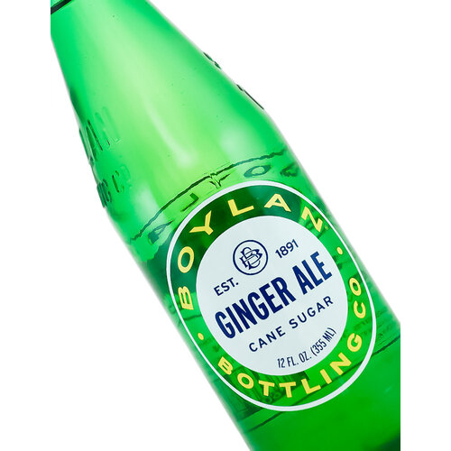Boylan Ginger Ale with Cane Sugar 12oz Bottle, New York Boylan Ginger Ale with Cane Sugar 12oz Bottle, New York