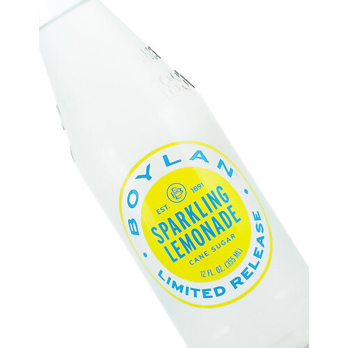 Boylan Sparkling Lemonade with Cane Sugar 12oz Bottle, New York Boylan Sparkling Lemonade with Cane Sugar 12oz Bottle, New York