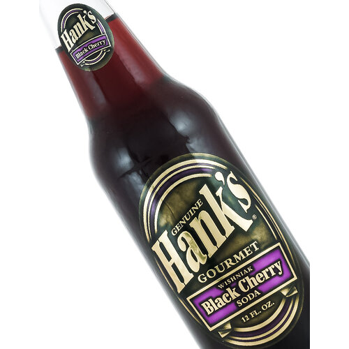 Hank's Gourmet Black Cherry Soda 12oz Bottle, Pennsylvania Hank's Gourmet Black Cherry Soda 12oz Bottle, Pennsylvania