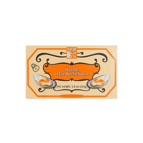 Da Morgada Mussels In Escabeche Sauce 3.9oz Tin, Spain Da Morgada Mussels In Escabeche Sauce 3.9oz Tin, Spain