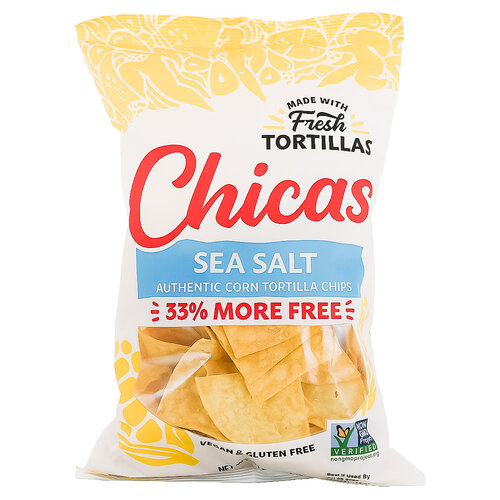 Chicas Original Sea Salt Tortilla Chips 11oz Bag Chicas Original Sea Salt Tortilla Chips 11oz Bag