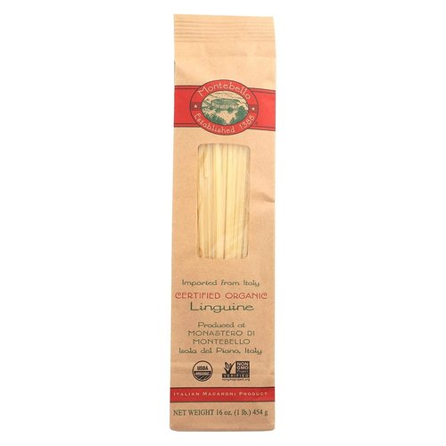 Montebello Organic Linguine Pasta 16oz Bag, Isola del Piano, Marche, Italy Montebello Organic Linguine Pasta 16oz Bag, Isola del Piano, Marche, Italy