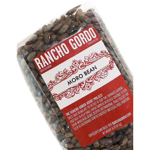 Rancho Gordo Moro Beans 16oz Bag, Napa, California Rancho Gordo Moro Beans 16oz Bag, Napa, California