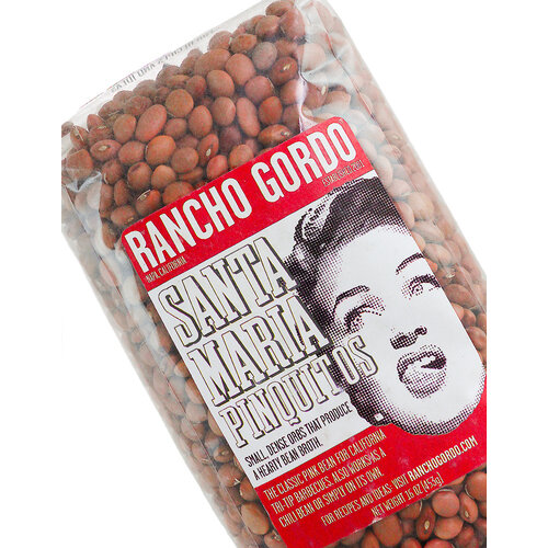 Rancho Gordo Santa Maria Pinquitos Heirloom Beans 16oz Bag, Napa, California Rancho Gordo Santa Maria Pinquitos Heirloom Beans 16oz Bag, Napa, California