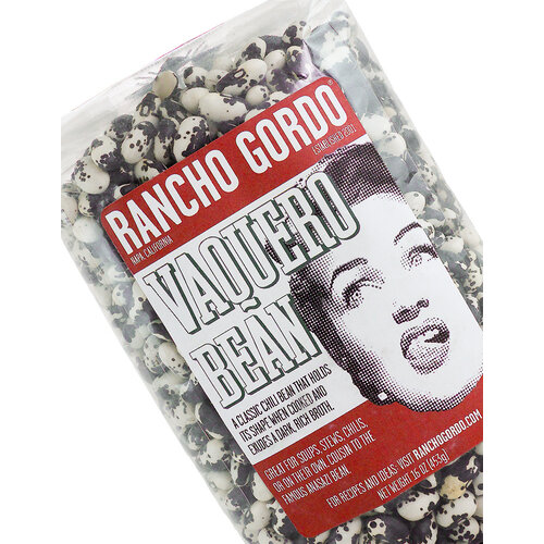 Rancho Gordo Vaquero Heirloom Beans 16oz Bag, Napa, California Rancho Gordo Vaquero Heirloom Beans 16oz Bag, Napa, California