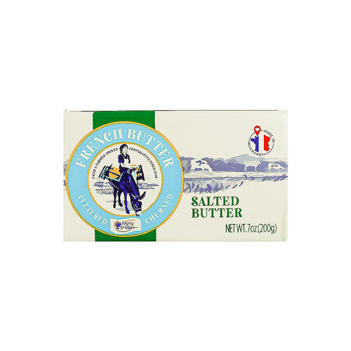 Isigny Ste Mere Salted Butter 7oz Bar, France Isigny Ste Mere Salted Butter 7oz Bar, France