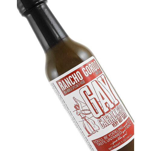 Rancho Gordo "Gay Caballero" Very Hot Sauce 5oz Napa, California Rancho Gordo "Gay Caballero" Very Hot Sauce 5oz Napa, California