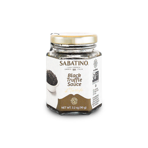 Sabatino Black Truffle Sauce 3.2oz Jar, West Haven, Connecticut Sabatino Black Truffle Sauce 3.2oz Jar, West Haven, Connecticut