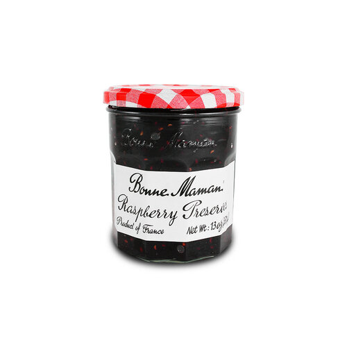 Bonne Maman Raspberry Preserves 13oz Jar, France Bonne Maman Raspberry Preserves 13oz Jar, France