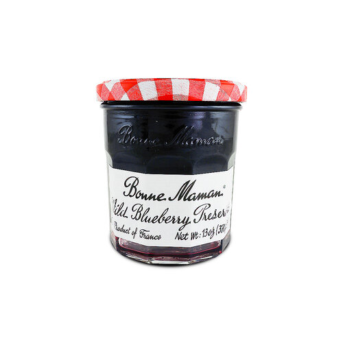 Bonne Maman Wild Blueberry Preserves 13oz Jar, France Bonne Maman Wild Blueberry Preserves 13oz Jar, France