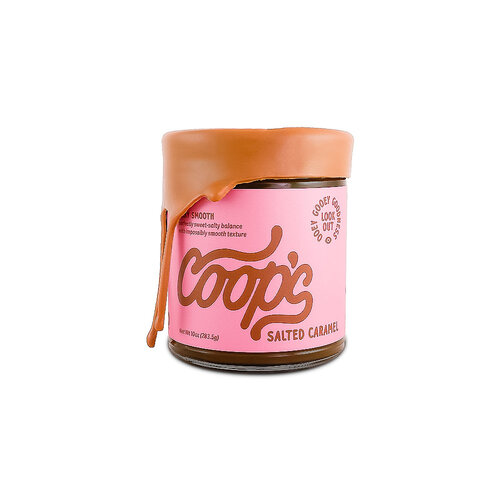 Coop's "Salted Caramel" Sauce 10oz Jar, Boston, Massachusetts Coop's "Salted Caramel" Sauce 10oz Jar, Boston, Massachusetts