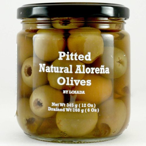 Losada Pitted Alorena Olives 12oz Jar Losada Pitted Alorena Olives 12oz Jar
