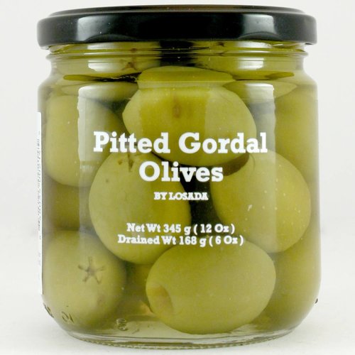 Losada Pitted Gordal Olives 12oz Jar Losada Pitted Gordal Olives 12oz Jar