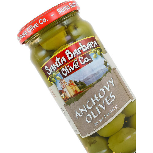 Santa Barbara Olive Co. "Anchovy" Olives 5oz Jar Santa Barbara Olive Co. "Anchovy" Olives 5oz Jar