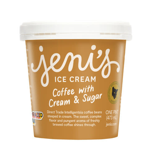 Jeni's "Coffee With Cream & Sugar" Ice Cream Pint, Ohio Jeni's "Coffee With Cream & Sugar" Ice Cream Pint, Ohio