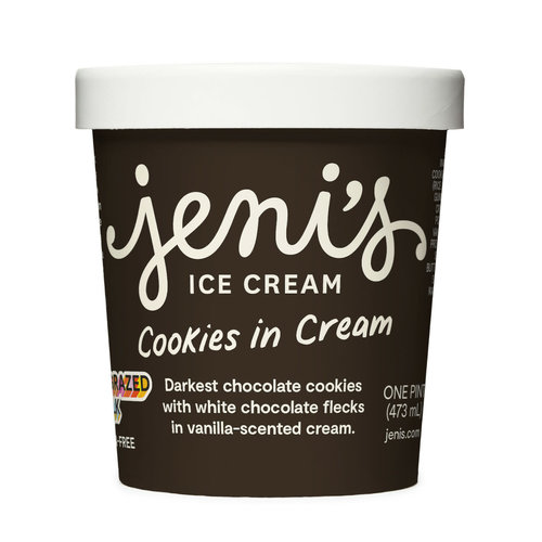 Jeni's "Cookies in Cream" Ice Cream Pint, Ohio Jeni's "Cookies in Cream" Ice Cream Pint, Ohio