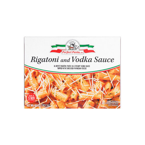 Perfect Pasta "Rigatoni and Vodka Sauce" Rigatoni Pasta In A Creamy Vodka Sauce 10oz Perfect Pasta "Rigatoni and Vodka Sauce" Rigatoni Pasta In A Creamy Vodka Sauce 10oz