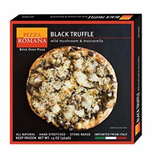 Pizza Romana Black Truffle with Wild Mushroom & Mozzarella, Marche, Italy Pizza Romana Black Truffle with Wild Mushroom & Mozzarella, Marche, Italy
