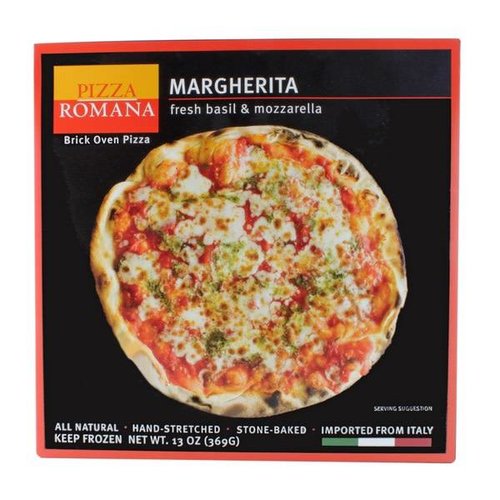 Pizza Romana Margherita Brick Oven Pizza, Marche, Italy Pizza Romana Margherita Brick Oven Pizza, Marche, Italy