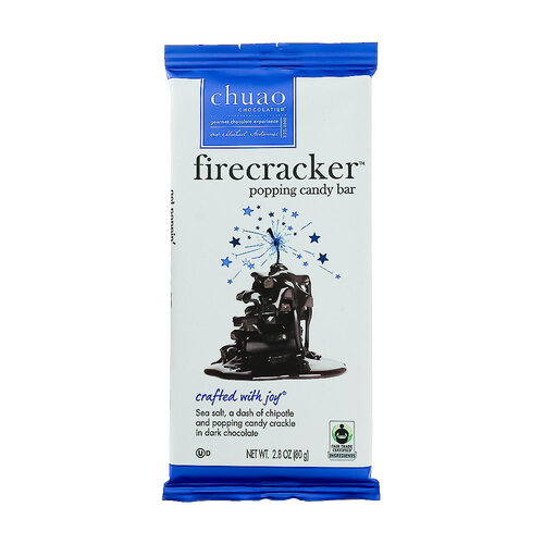 Chuao Firecracker Dark Chocolate Bar 2.8oz, Carlsbad, California Chuao Firecracker Dark Chocolate Bar 2.8oz, Carlsbad, California