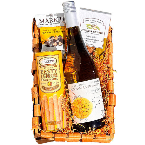 "Singing Tree Russian River Chardonnay" Single Bottle Gift Basket "Singing Tree Russian River Chardonnay" Single Bottle Gift Basket