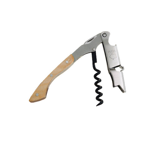 Coutale Double Lever Wood Handle Waiter's Cork Puller Coutale Double Lever Wood Handle Waiter's Cork Puller