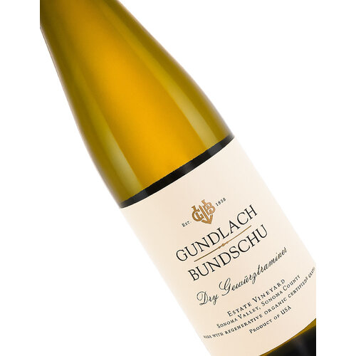 Gundlach Bundschu 2023 Dry Gewurztraminer Estate Vineyard, Sonoma County Gundlach Bundschu 2023 Dry Gewurztraminer Estate Vineyard, Sonoma County