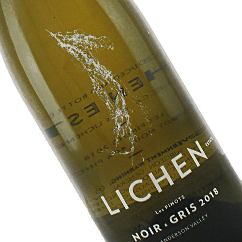 Lichen Estate 2018 "Les Pinots" Noir & Gris, Anderson Valley Lichen Estate 2018 "Les Pinots" Noir & Gris, Anderson Valley