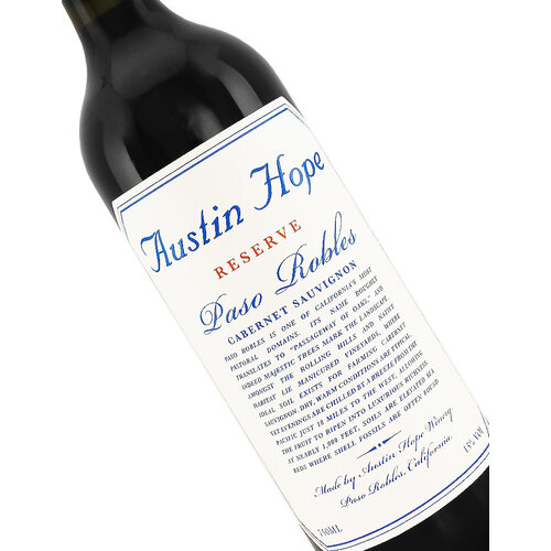 Austin Hope 2021 Cabernet Sauvignon Reserve, Paso Robles Austin Hope 2021 Cabernet Sauvignon Reserve, Paso Robles