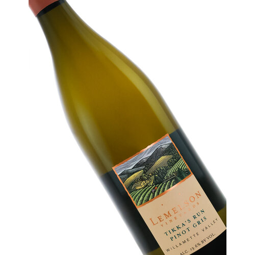 Lemelson Vineyards 2022 "Tikka's Run" Pinot Gris, Willamette Valley Lemelson Vineyards 2022 "Tikka's Run" Pinot Gris, Willamette Valley