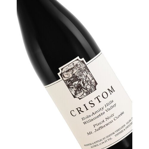 Cristom 2022 Pinot Noir, Mt. Jefferson Cuvee, Eola-Amity Hills, Willamette Valley Cristom 2022 Pinot Noir, Mt. Jefferson Cuvee, Eola-Amity Hills, Willamette Valley